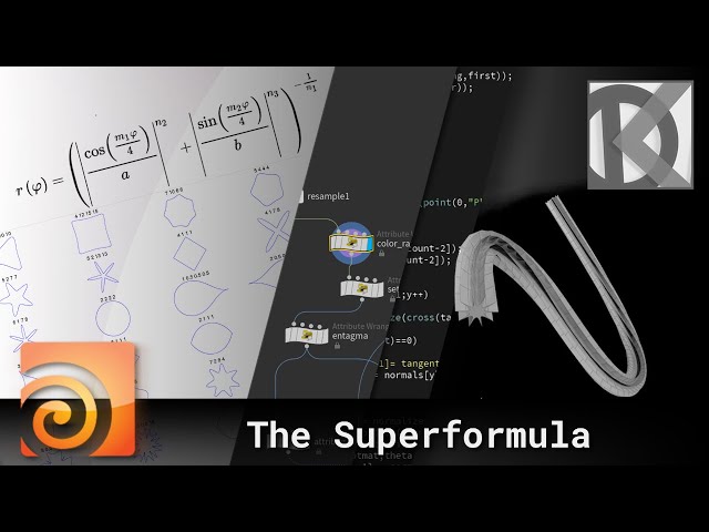 The Superformula in Houdini | VEX Quickies