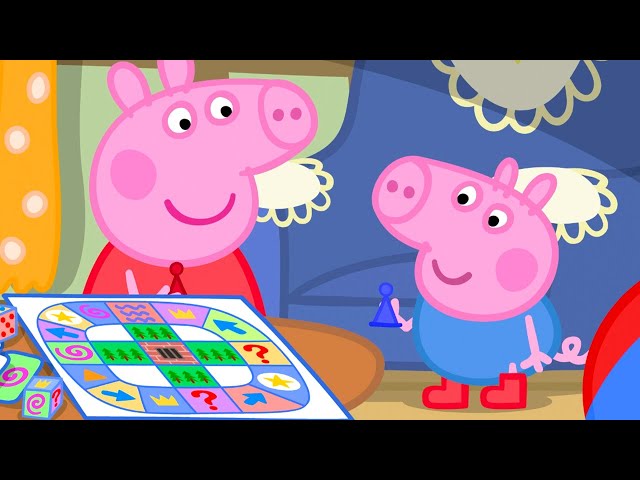 Playing Board Games On Holiday! 🎯 | Peppa Pig Official Full Episodes