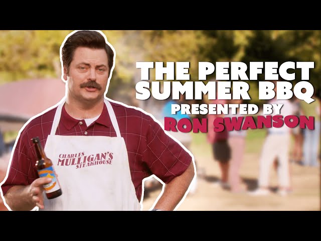 Ron Swanson's Guide To... The Perfect Summer BBQ | Parks & Recreation | Comedy Bites