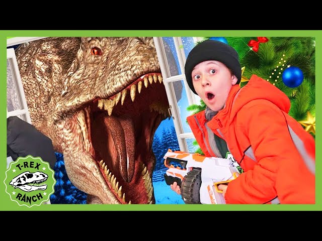 Dinosaurs in a Christmas Story! T-Rex Ranch Dinosaur Videos