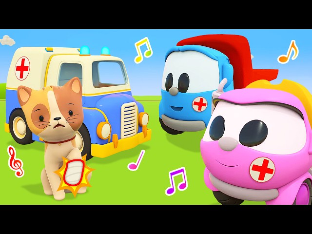 Sing with Leo the Truck! The Ambulance song for kids. Nursery rhymes & super simple songs for kids.