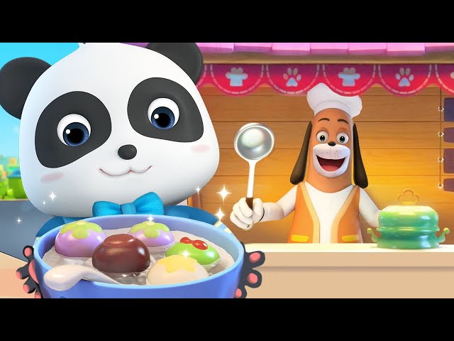Sweet Rice Balls -Chinese Yummy Food | Nursery Rhymes | Kids Songs | Baby Cartoon | BabyBus