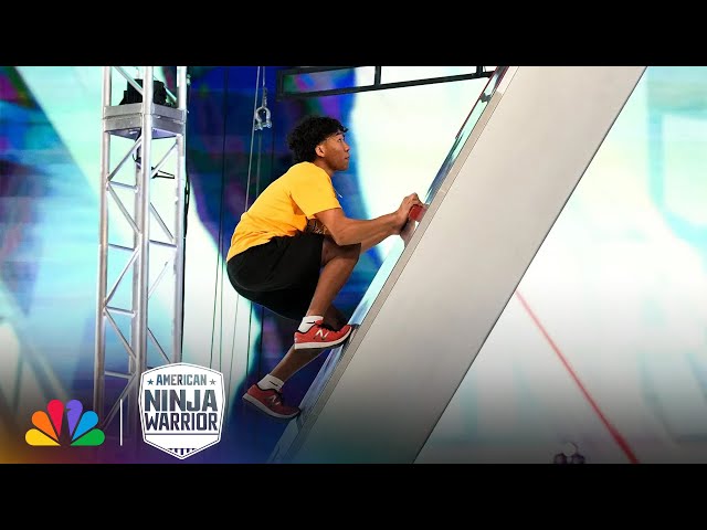 18-Year-Old Rookie Crushes the Mega Wall | American Ninja Warrior | NBC