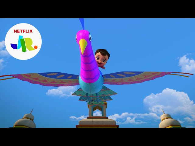 The Beautiful Bird Kite Chase 🦚 Mighty Little Bheem: Kite Festival | Netflix Jr