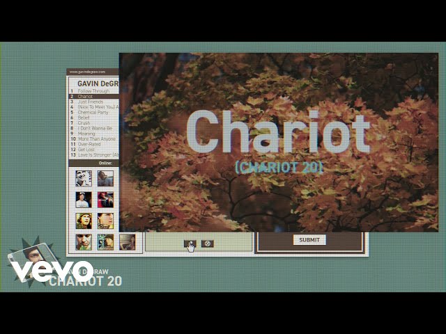 Gavin DeGraw - Chariot (Chariot 20 [Official Lyric Video])