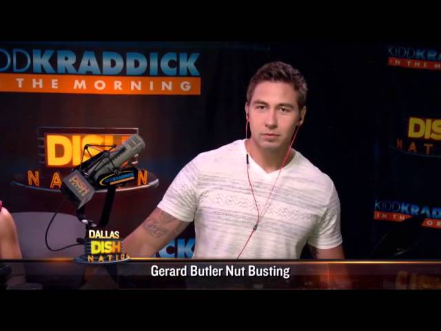 Dish Nation - Gerard Butler Cracks Nuts and Puts Ice Down His Pants!