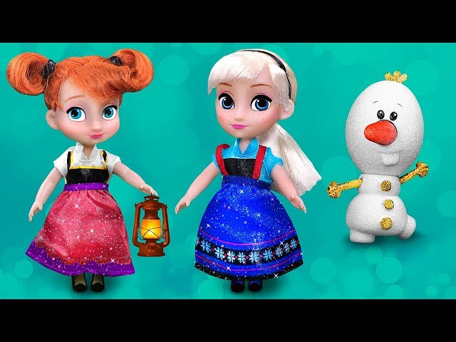 Little Elsa Got into Trouble ! Elsa and Anna Toddlers