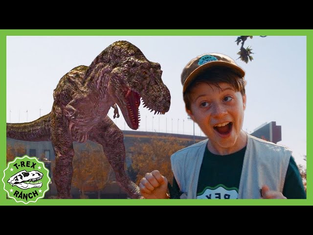 Dinosaurs at the LA Natural History Museum! | T-Rex Ranch Dinosaur Videos for Kids
