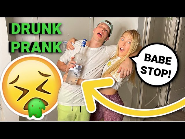 DRUNK PRANK ON GIRLFRIEND