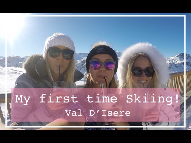 My First Time Skiing in Val D'Isere, France with Powder White