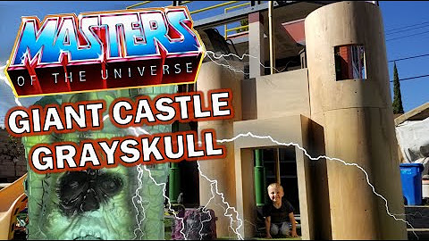 Giant Toy Playset Masters of the Universe Castle Grayskull Build