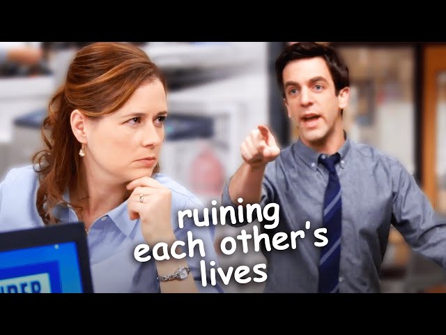 pam and ryan destroying each other for 8 minutes 32 seconds | The Office US | Comedy Bites