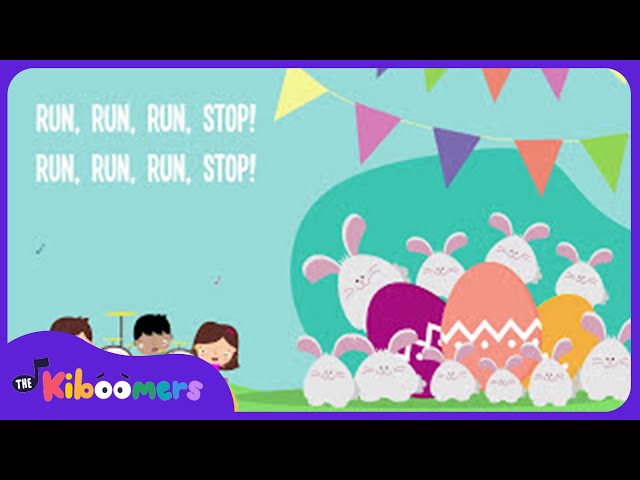 Ten Bunnies Counting Lyric Video - The Kiboomers Preschool Songs for Easter