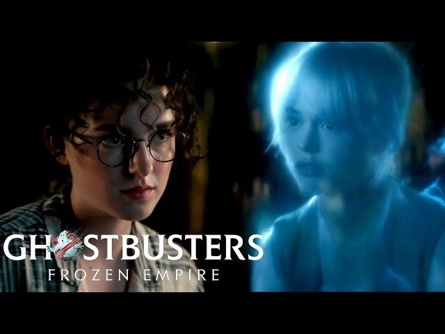 Ghostbusters: Frozen Empire | Phoebe Befriends A Ghost