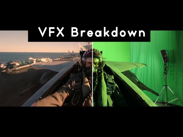 VFX Breakdown  - Top Gun Maverick Jet Scene with Tom Cruise done in Greenscreen - behind the scenes