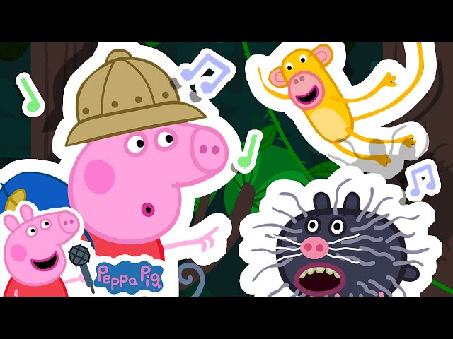 Scary Safari Adventure Song 🐊 Peppa Pig Nursery Rhymes & Kids Songs
