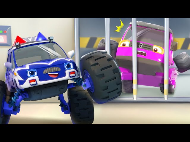 Super Police Truck Song | Baby Panda Mechanic Ep 3 | Kids Song | BabyBus