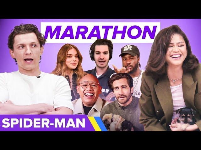 Tom Holland, Zendaya, and The Spider-Man Cast Being Adorable For An Hour