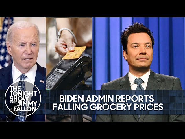 Biden Admin Reports Falling Grocery Prices, Harvard Says Aliens Live Among Us | The Tonight Show