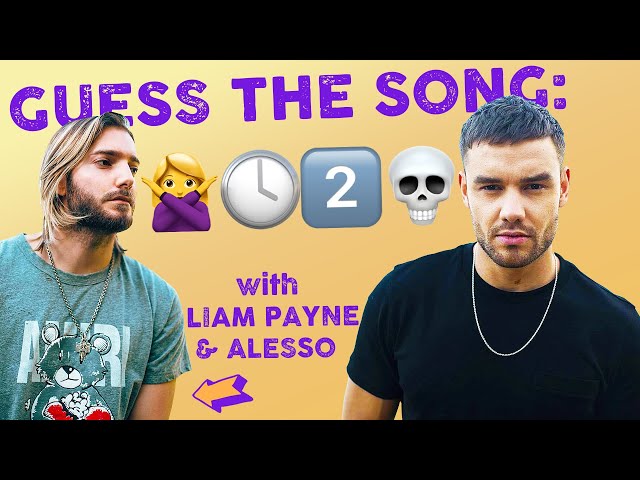 Liam Payne & Alesso Guess The Songs From The Emojis