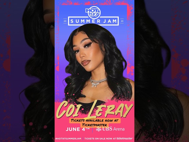 Coi Leray has surprises in store for Summer Jam! June 4 - UBS Arena! Tix available at Ticketmaster
