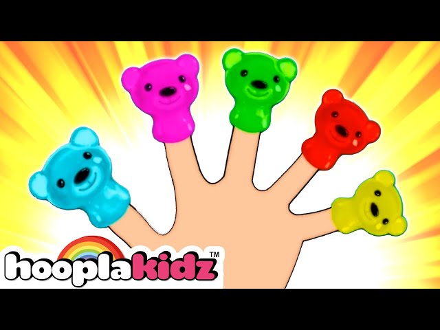Gummy Bear Finger Family + More Kids Songs Collection | HooplaKidz