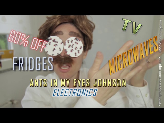 Rick and Morty Ants In My Eyes Johnson Commercial Halloween Makeup Tutorial 2019