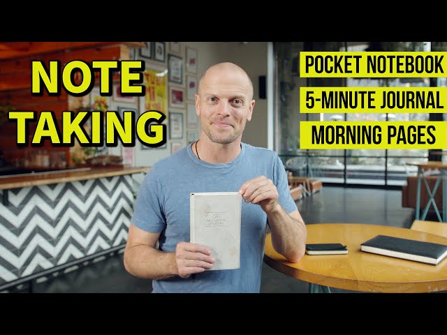 How I Journal and Take Notes | Brainstorming + Focusing + Reducing Anxiety | Tim Ferriss