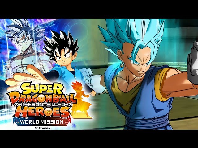 WE HAVE TO DEAL WITH VEGITO BLUE NOW!?! Super Dragon Ball Heroes World Mission Gameplay!