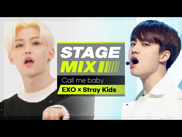 [Stage Mix] 엑소×스트레이키즈 - 콜 미 베이비 (EXO×Stray Kids - Call me baby)