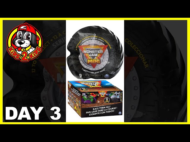 GIVEAWAY - Day 3 🎄12 Days of Christmas (Monster Jam Mini MONSTER TRUCK TOYS) #Shorts