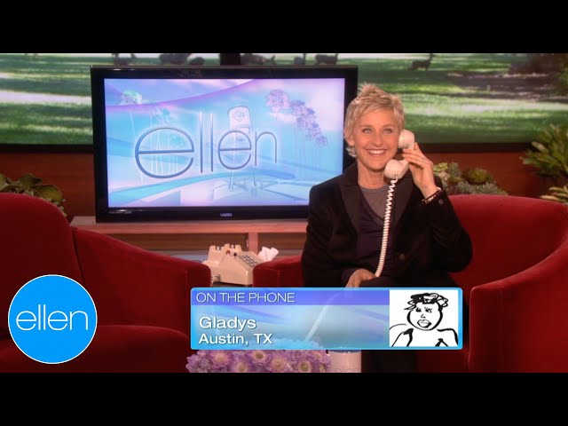 Gladys Phone Bombs Ellen