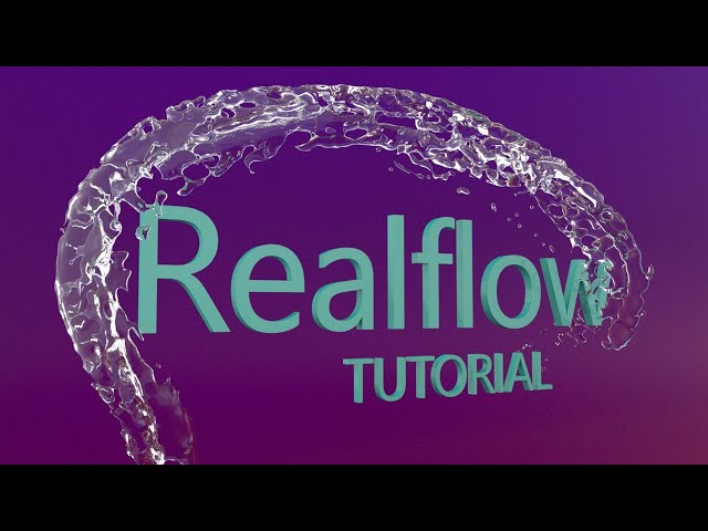 Tutorial Realflow en Español 2020 - Seguir un trazado