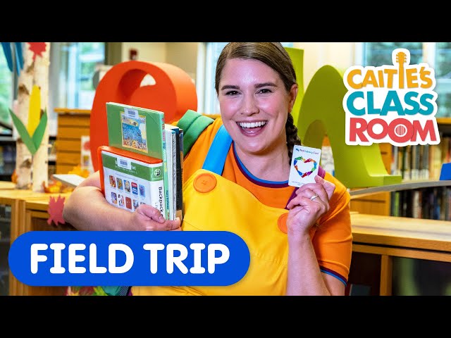 Let's Go To The Library | Caitie's Classroom Field Trip | Virtual Visit for Kids!