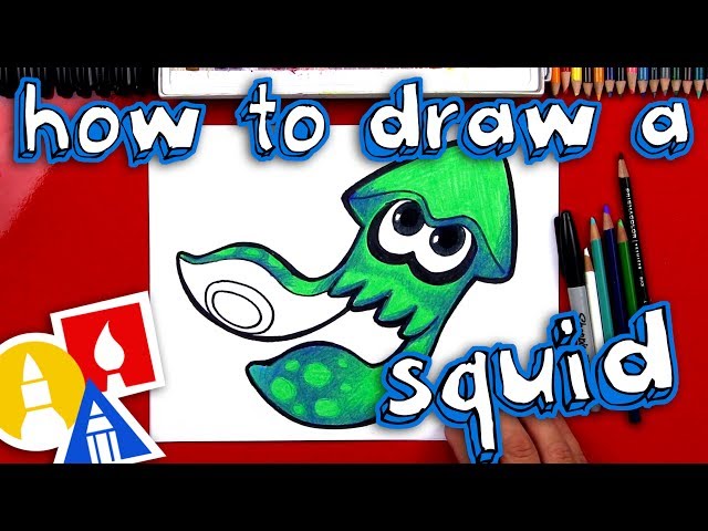 How To Draw Splatoon Inkling Squid 🦑