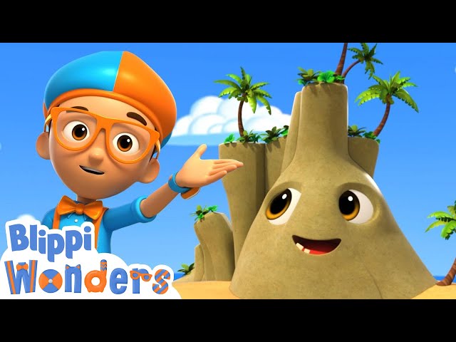 Blippi Wonders - Blippi Explores An Island! | Blippi Animated Series | Blippi Toys