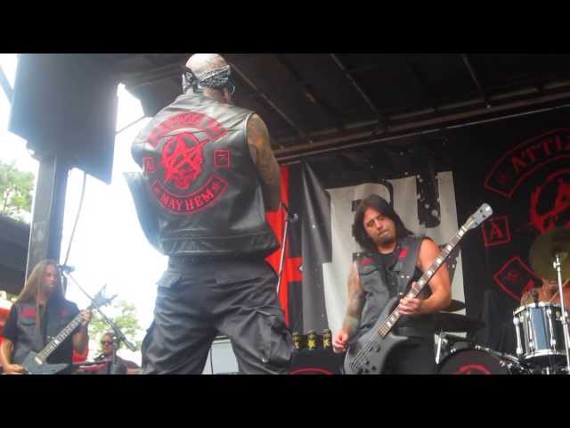 Attika7 - Serial Killer Live at Rockstar Energy Drink Mayhem Festival 2013