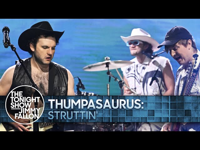 Thumpasaurus: Struttin' | The Tonight Show Starring Jimmy Fallon