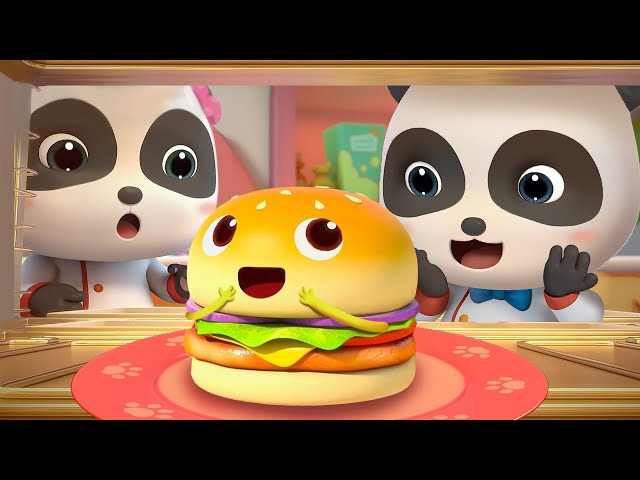 Yummy Burger in the Oven | Yummy Food for Kids + More Nursery Rhymes & Kids Songs - BabyBus