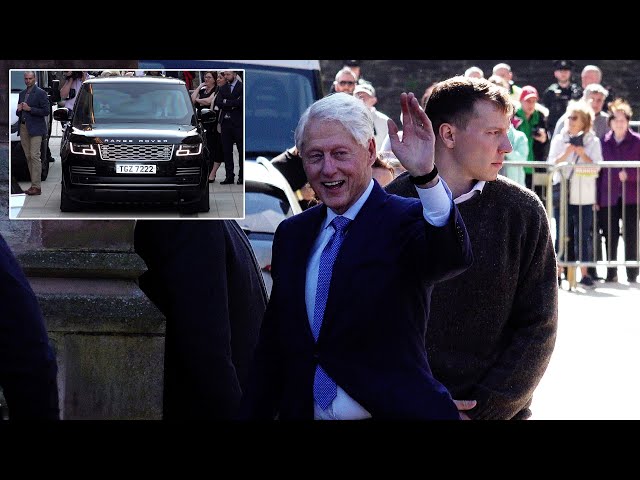 Bill Clinton in Derry for Good Friday Agreement 25 events