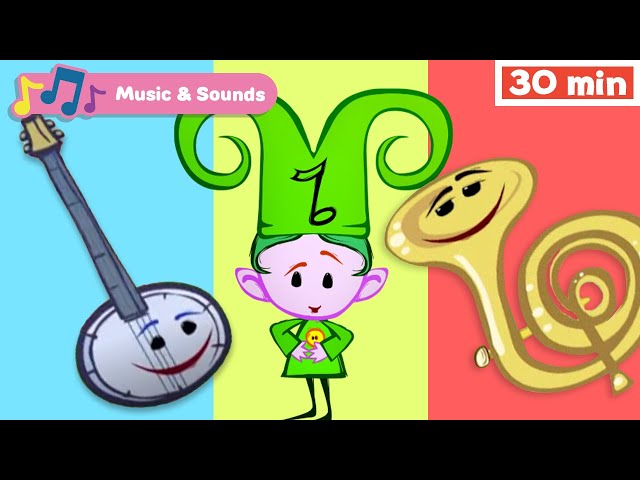 The Notekins | Learn Musical Instruments for Kids | Baby Music | Educational Videos | Banjo & More