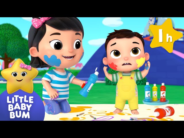 Mixing Colours ⭐ LittleBabyBum Nursery Rhymes - One Hour Baby Songs Mix