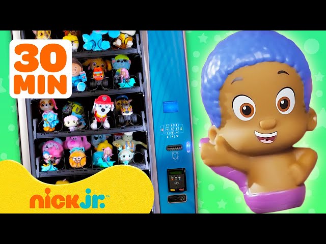 Vending Machine Surprise Games For Kids! w/ Bubble Guppies & MORE | 30 Minutes | Nick Jr.