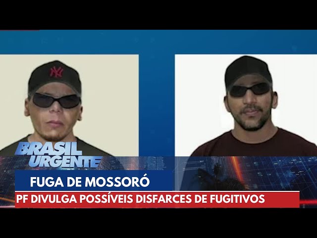 Polícia Federal divulga possíveis retratos de fugitivos de Mossoró | Brasil Urgente