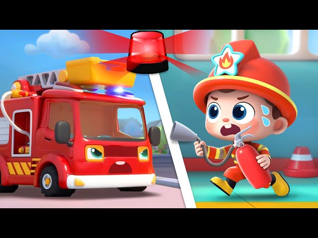 Let's Go, Firefighters! | Fire Truck Rescue Team | Kids Songs | Neo's World | BabyBus