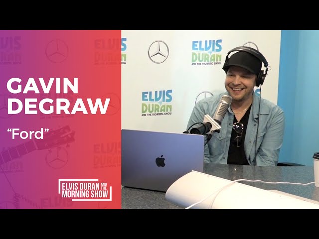 Gavin DeGraw - "Ford" | Elvis Duran Live