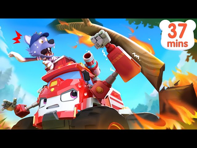Brave Monster Fire Truck Song🚒 | Sudden Fires🔥| Monster Truck | Kids Songs | BabyBus