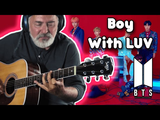 BTS - Boy With Luv feat. Halsey - fingerstyle guitar cover