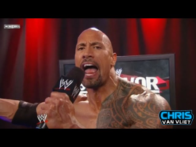 The Rock reveals his favorite promo of all time