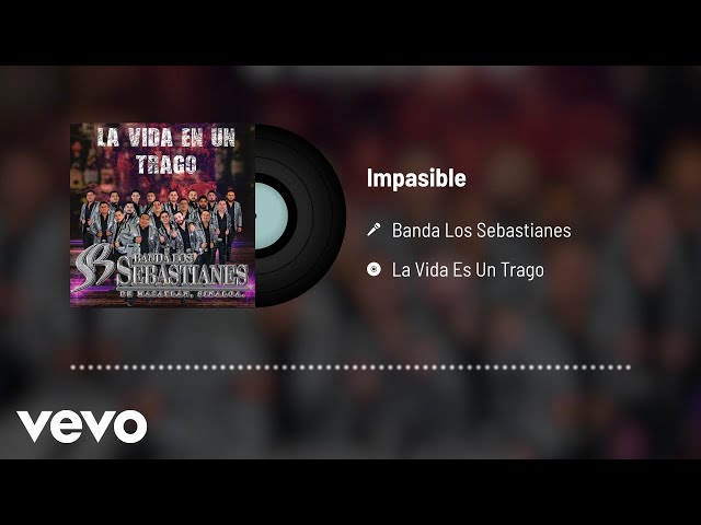 Banda Los Sebastianes De Saúl Plata - Impasible (Audio)